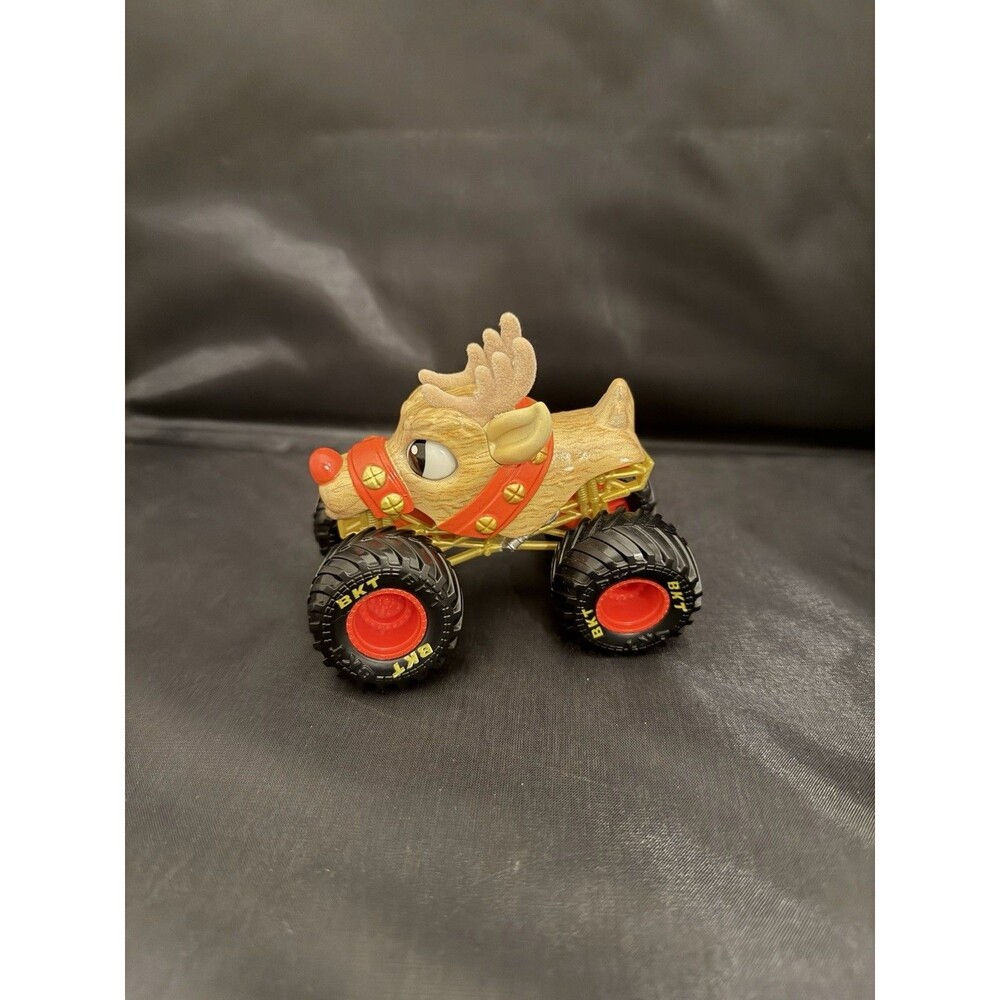 Monster Jam Rudolph Reindeer 2024 Christmas Truck 1:64 Scale Loose